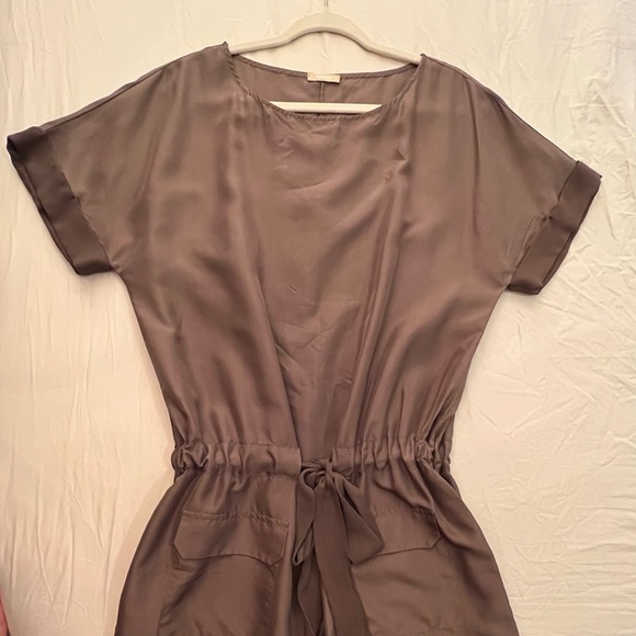 ROSSO35 100% Silk dress.  Size 46 | L | 10 - Picture 10 of 11